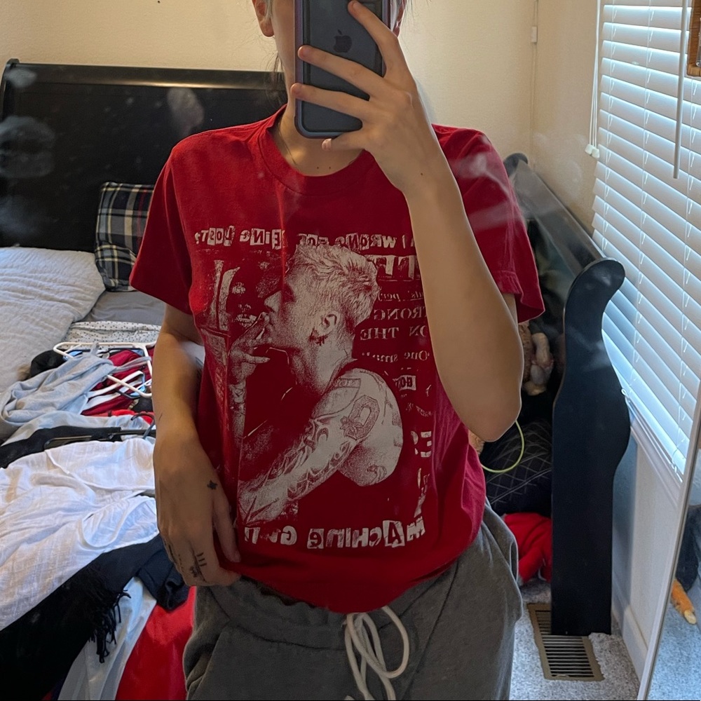 Red MGK T-Shirt.